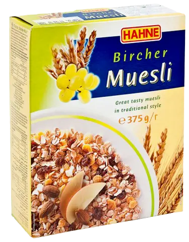 Céréales Bircher Muesli Hahne 375g 