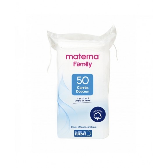 Carrés Cosmetiques Materna Family 50Pcs 