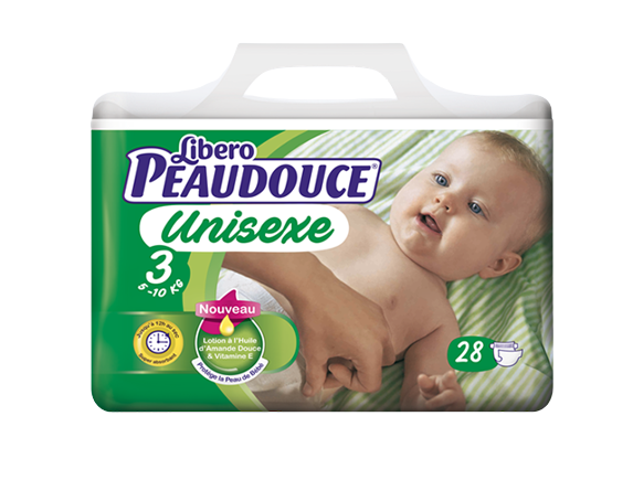 Couche Libero Peaudouce 5-10 Kg taille 3 28pcs