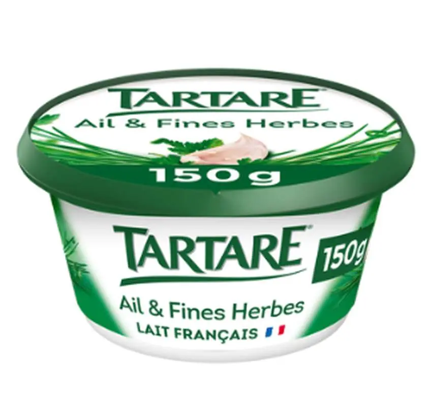 Fromage à Tartiner Ail & Fines Herbes Tartare Délice 150g