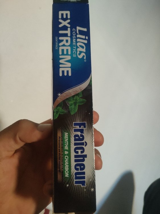 Dentifrices Lilas Fraicheur Menthe&Carbon 75ml