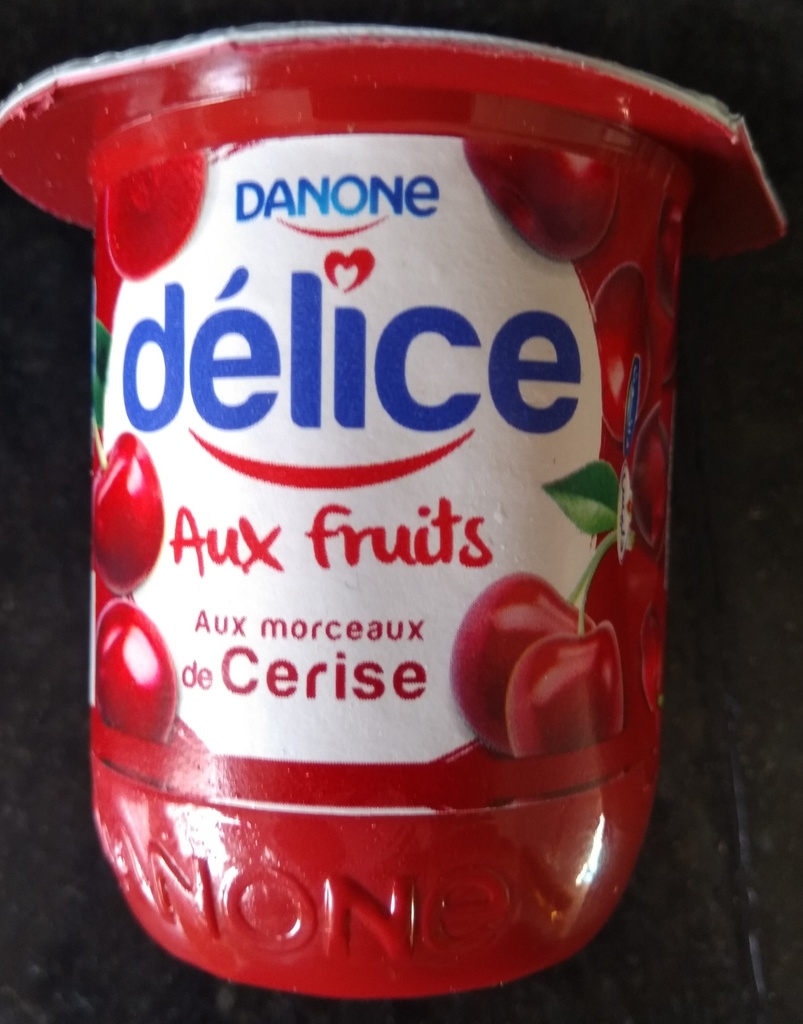 Délice Aux Fruits Aux Morceaux de Cerise 100g