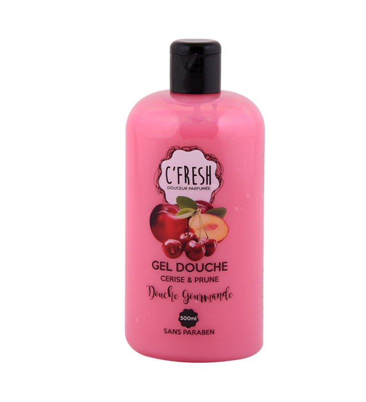 Gel Douche C'fresh Cerise et Prune 500ml
