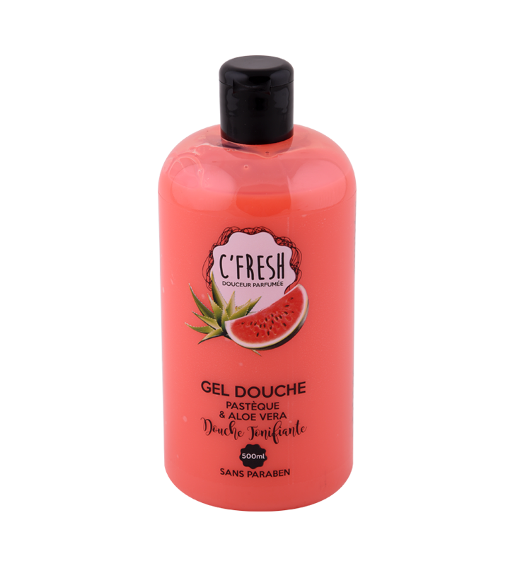 Gel Douche C'fresh Pastéque et Alo Vera 500ml