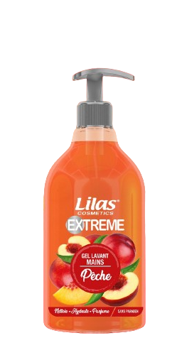 Gel Lavant Mains Lilas Péche 380ML