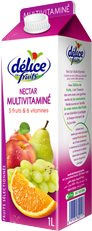 Jus de fruits Multi-Vitamines Délice 1L