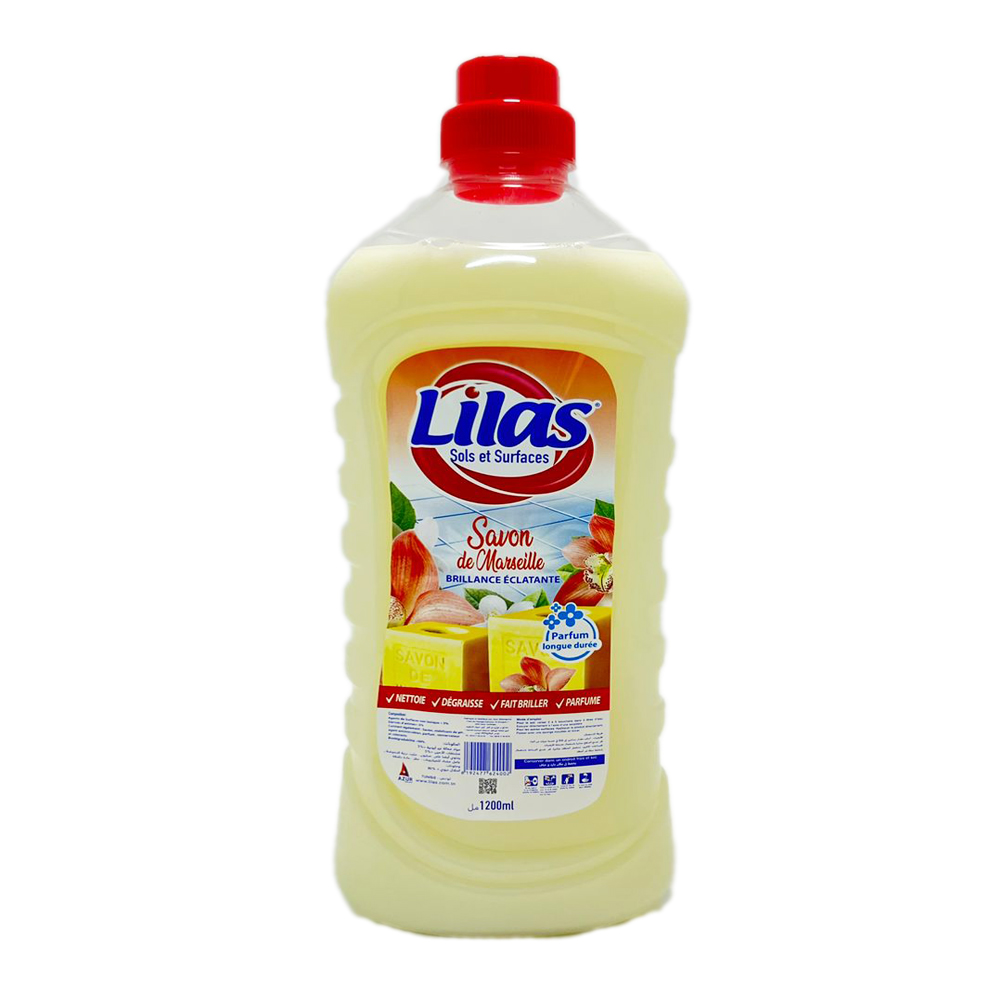 Lilas Sols & Surfaces Savon de Marseille 800ML