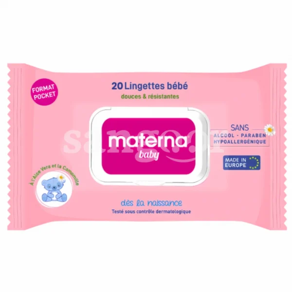 Lingette Bébé Materna 20pcs