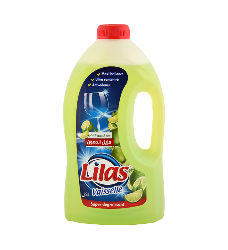Liquide Vaisselle Lilas Citron Vert 3L