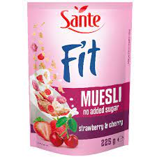 Muesli Santé Strawberry & Cherry 225g