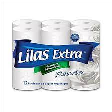 Papiers Hygèniques Lilas 12 Rlx