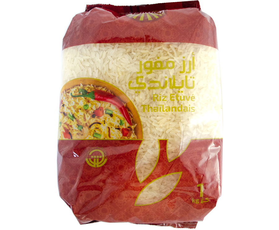 Riz Etuvé Thailandais 1Kg
