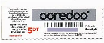 Recharge Oredoo 5Dt