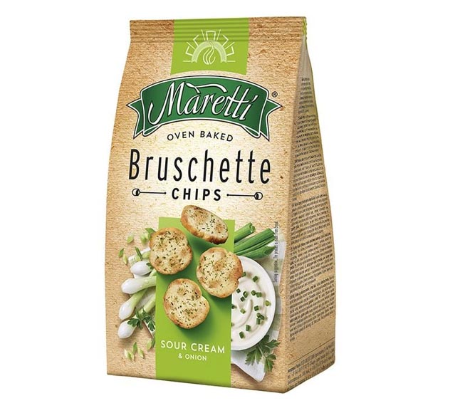 Bruchette Chips Maretti Onion Flavour 70 g