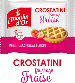 Crostatini Fraise Moulin d'Or 65g