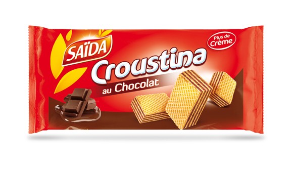 Gaufrettes Croustina Saida au Chocolat 100g