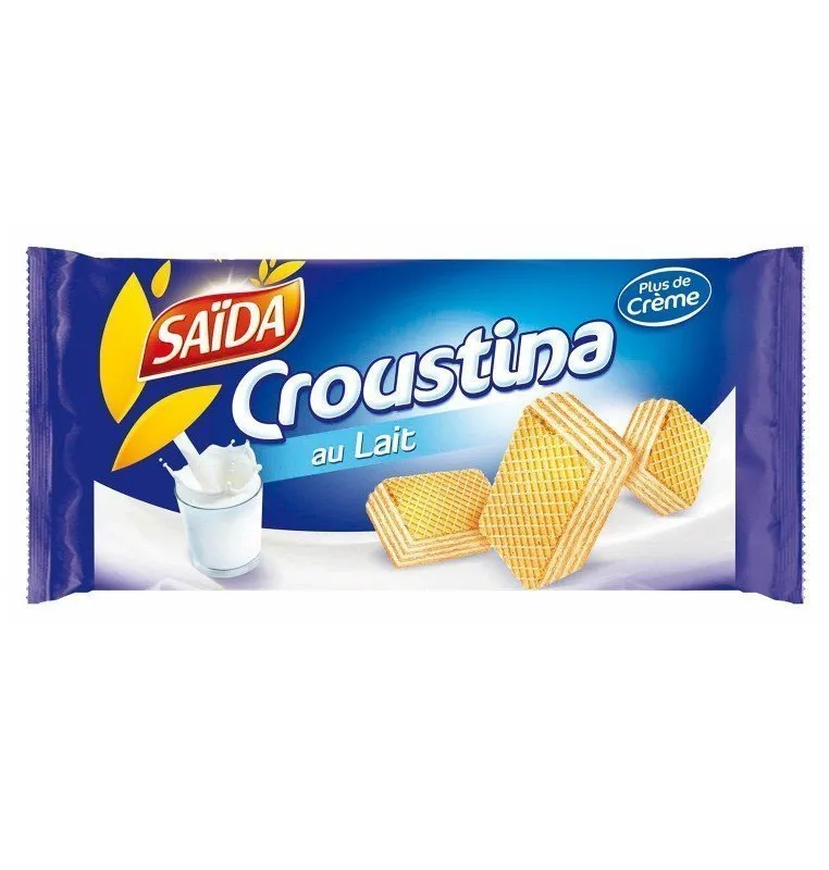 Gaufrettes Croustina saida au Lait 100g