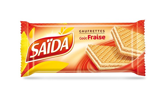 Gaufrettes Fraise Saida 100g