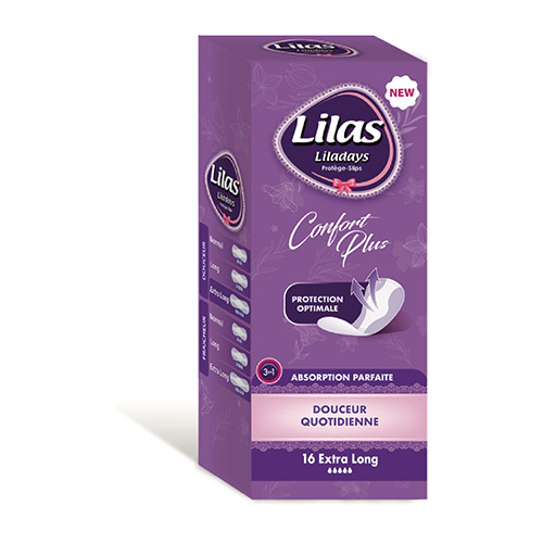 Protége Slip Confort Plus Lilas Extra Long 16 pcs