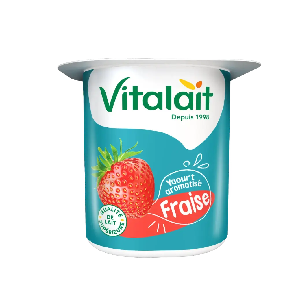 Yaourt Fraise Vitalait 110g