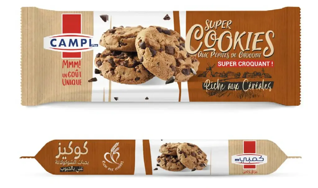 Biscuits Cookies au Chocolat Campi 90g