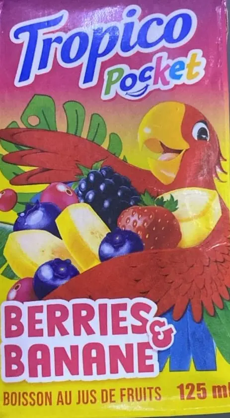Jus Tropico Pocket Berries & Banane 125ml