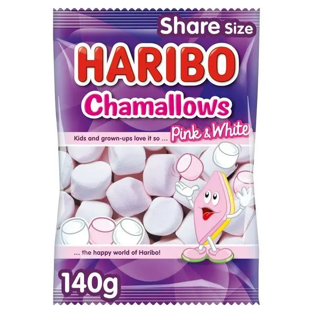 Chamallows Haribo Pink&White