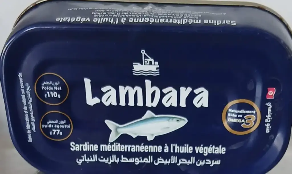 Sardine a L'huile Végétale Lambara 110g