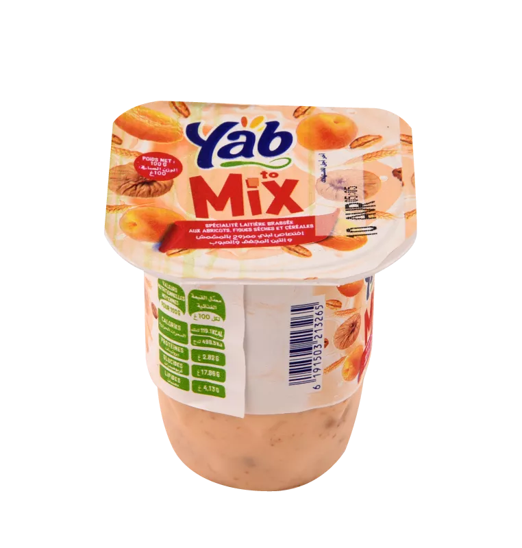 Yaourt Mix To Yab au Abricot,Figues Séche 100g