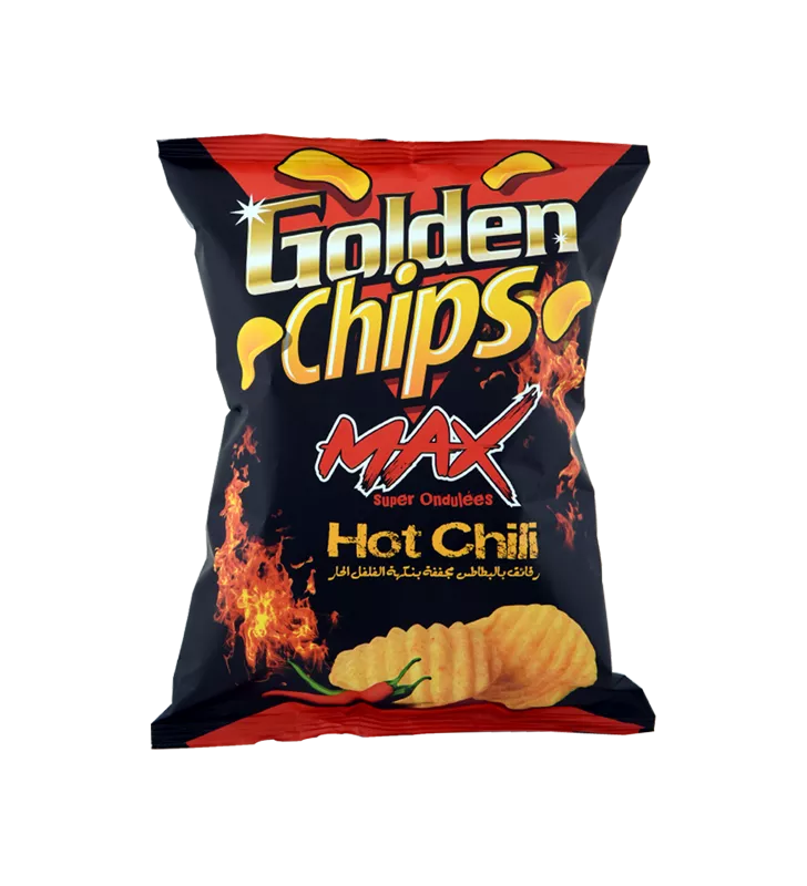 Golden Chips Max Hot Chili 70g