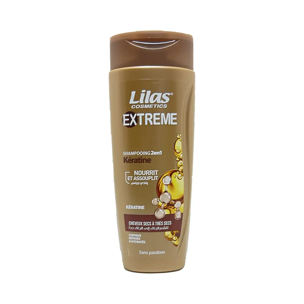 Shampoin Lilas Kératine 2en1180ml