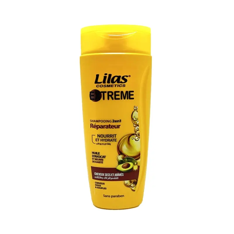 Shampoin 2en1 Réparateur Huile D'avocat Lilas 180ml
