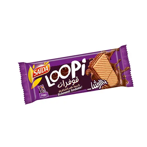 Gaufrettes Loopi Saida Chocolat 33g