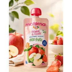 Jus de fruits Kids Materna Pomme & Fraise 100g