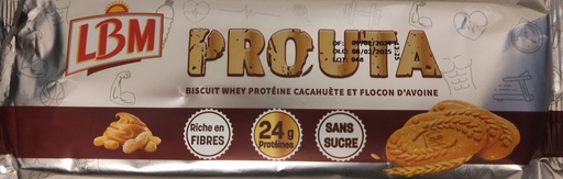 Biscuits LBM Prouta Cacahuètes  sans sucre 130g