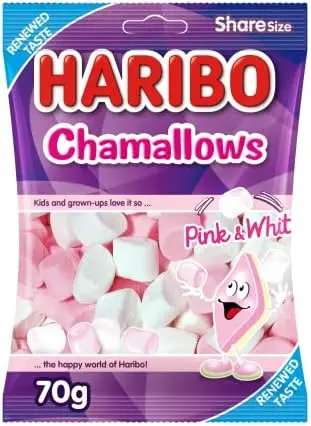 Bonbons Haribo Chamallows Pink&White 70g