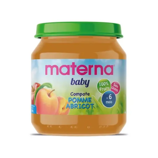 Compote Materna Pomme Abricot 100g