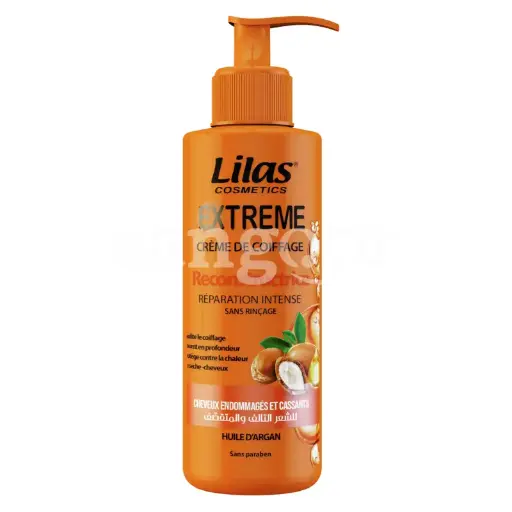 Crème De Coiffage Lilas Huile D'argan 200ml