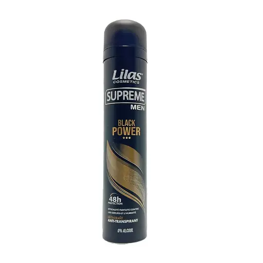 Déodorant  Lilas Men Black Power 200ml
