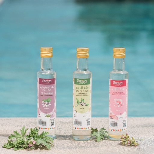 Eau Aromatisée De Géranium Vahnia 500ml