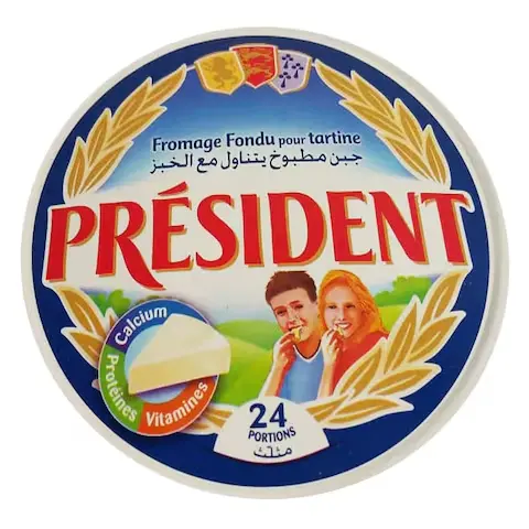 Fromage Triangles Président 24Pcs