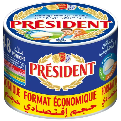 Fromage triangle  Président 48Pcs
