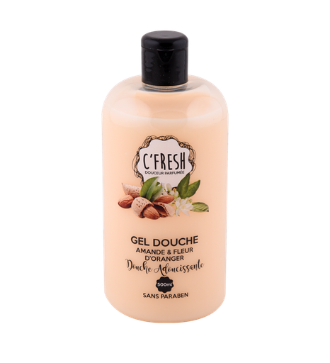 Gel Douche C'fresh Amande et Fleur D'Oranger 500ml