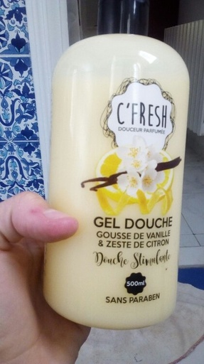 Gel Douche C'fresh Vanille 500 ml