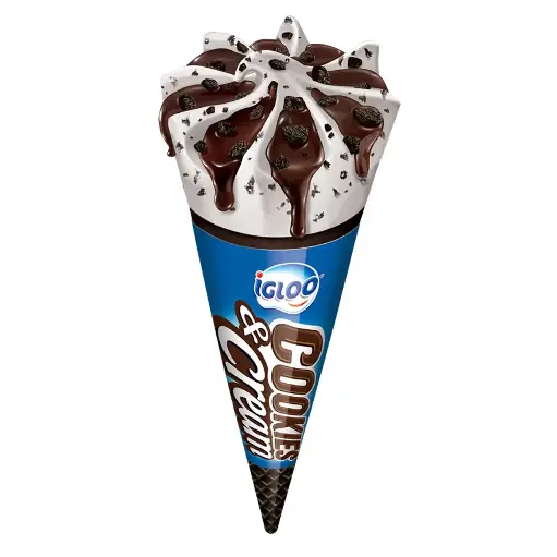 Glace Cornet Igloo Cookies & Cream