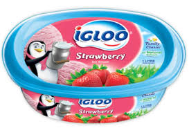 Igloo fraise 1L
