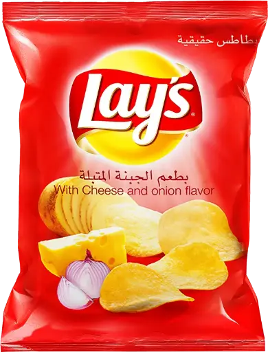 Lay's with cheese&onion flavor 43g