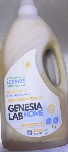 Lessive Liquide Genesia Bergamote 3L
