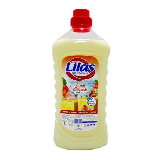 Lilas Sols & Surfaces Savon de Marseille 800ML