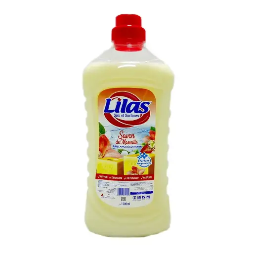 Nettoyant Lilas Sols & Surfaces Savon de Marseille 800ml
